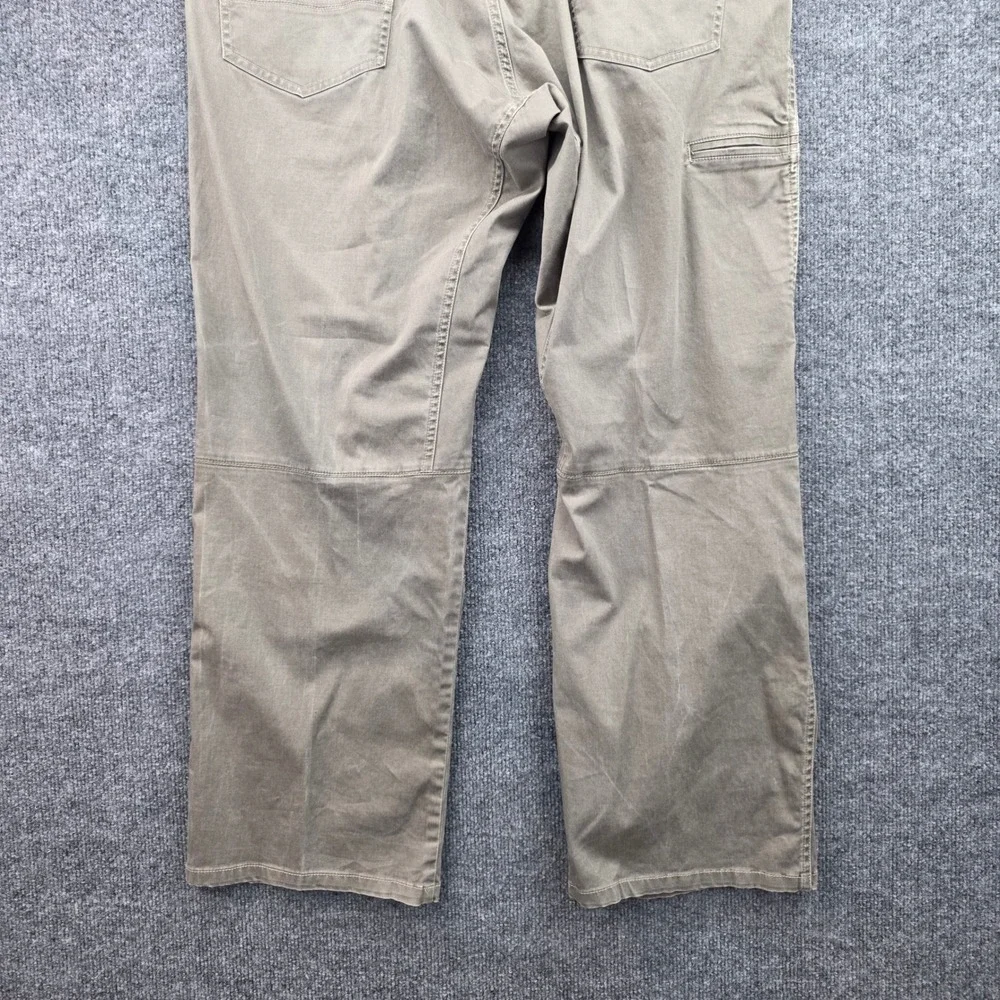 KUHL‎ Mens Khaki SLACKR Cargo Pants Outdoor Work Utility Pants Size 38X30